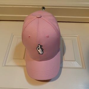 Light Pink Hand Heart Hat